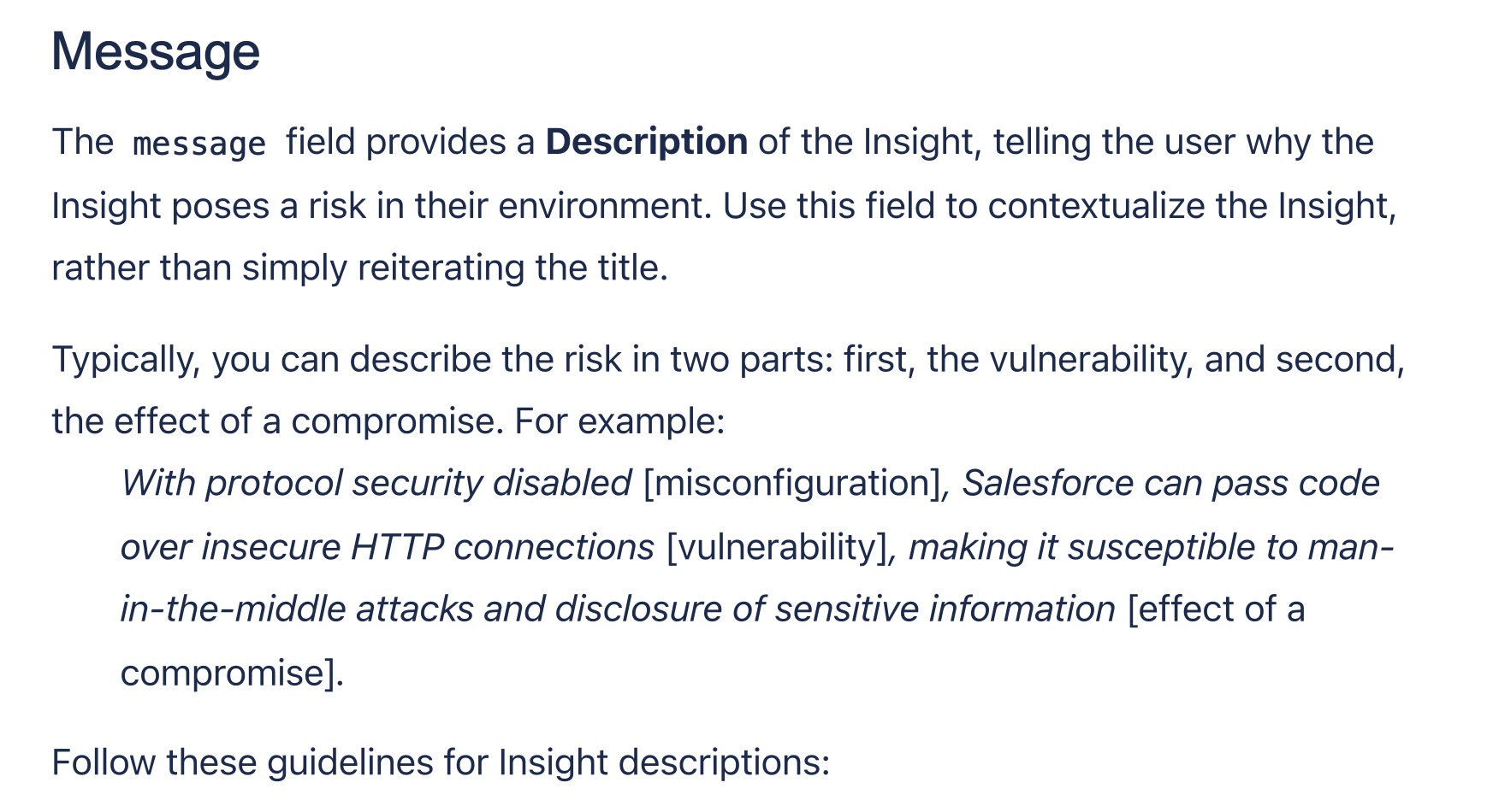 Message tone guidelines